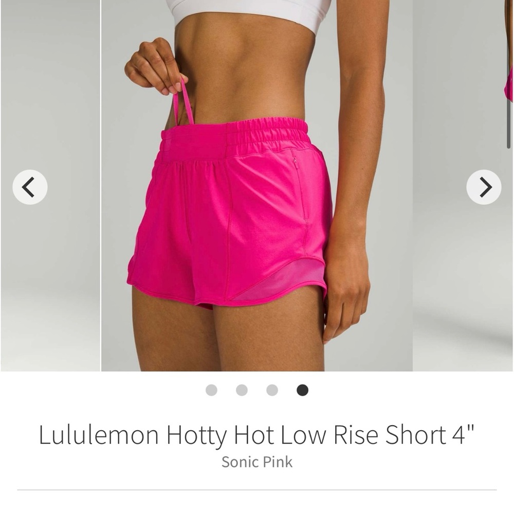 Lululemon Athletica Hot Pink Athletic Shorts
